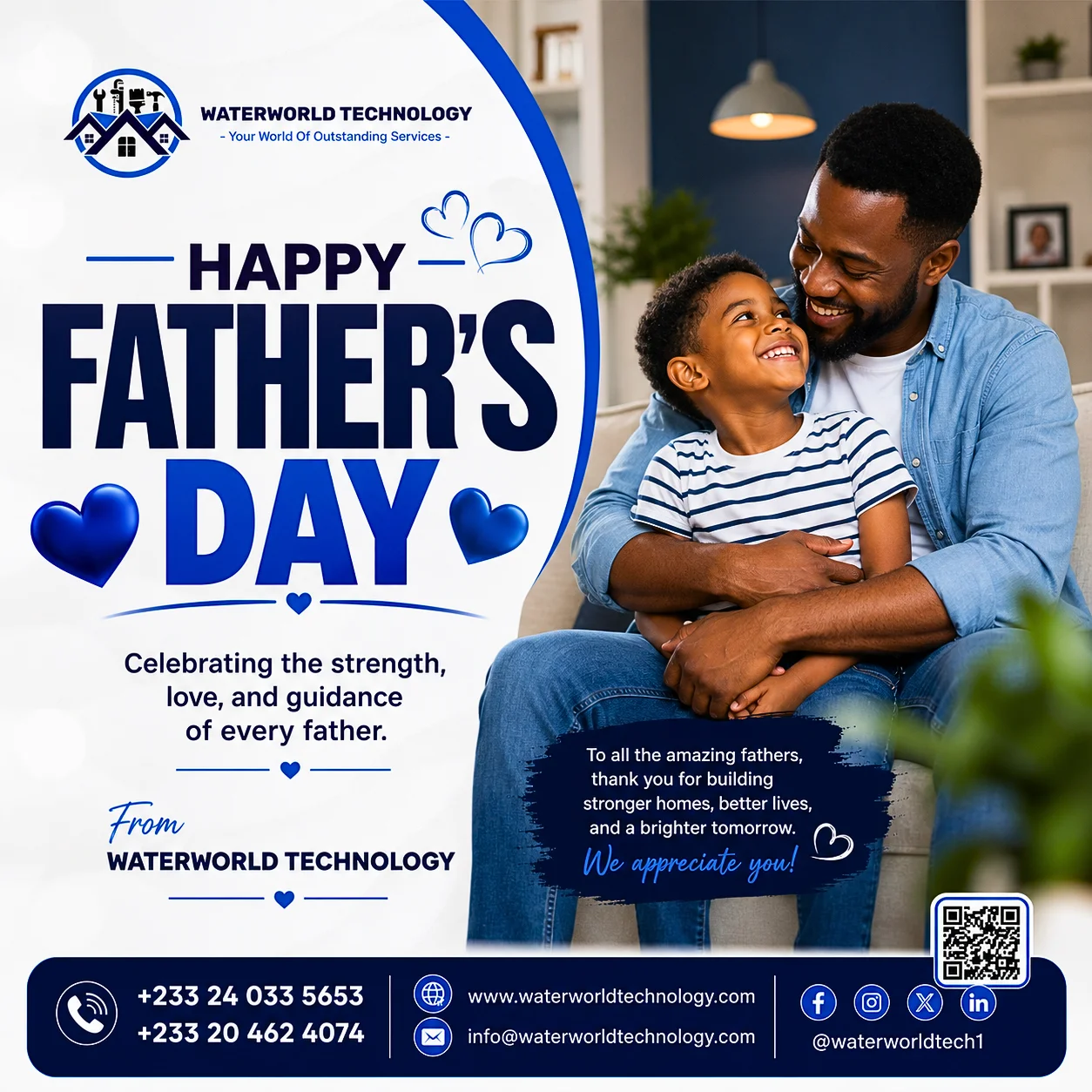 Father’s Day message from Waterworld Technology