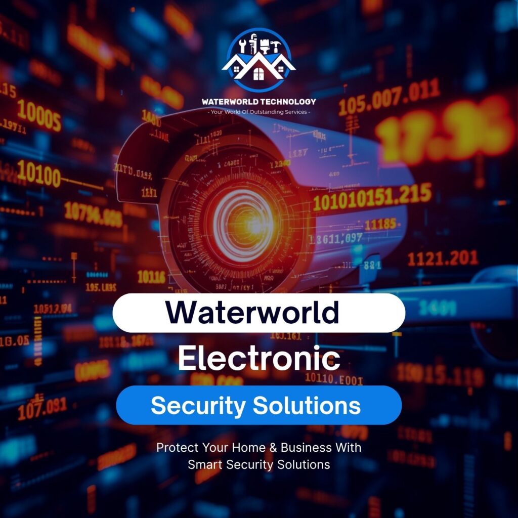 Waterworld Electronic Security Solutions for homes and businesses in Ghana